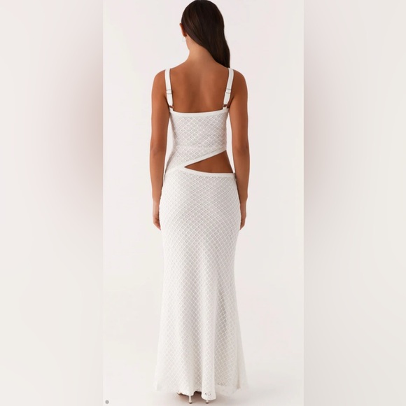 Peppermayo Jocelyn Maxi Dress - White Crochet - Picture 3 of 8